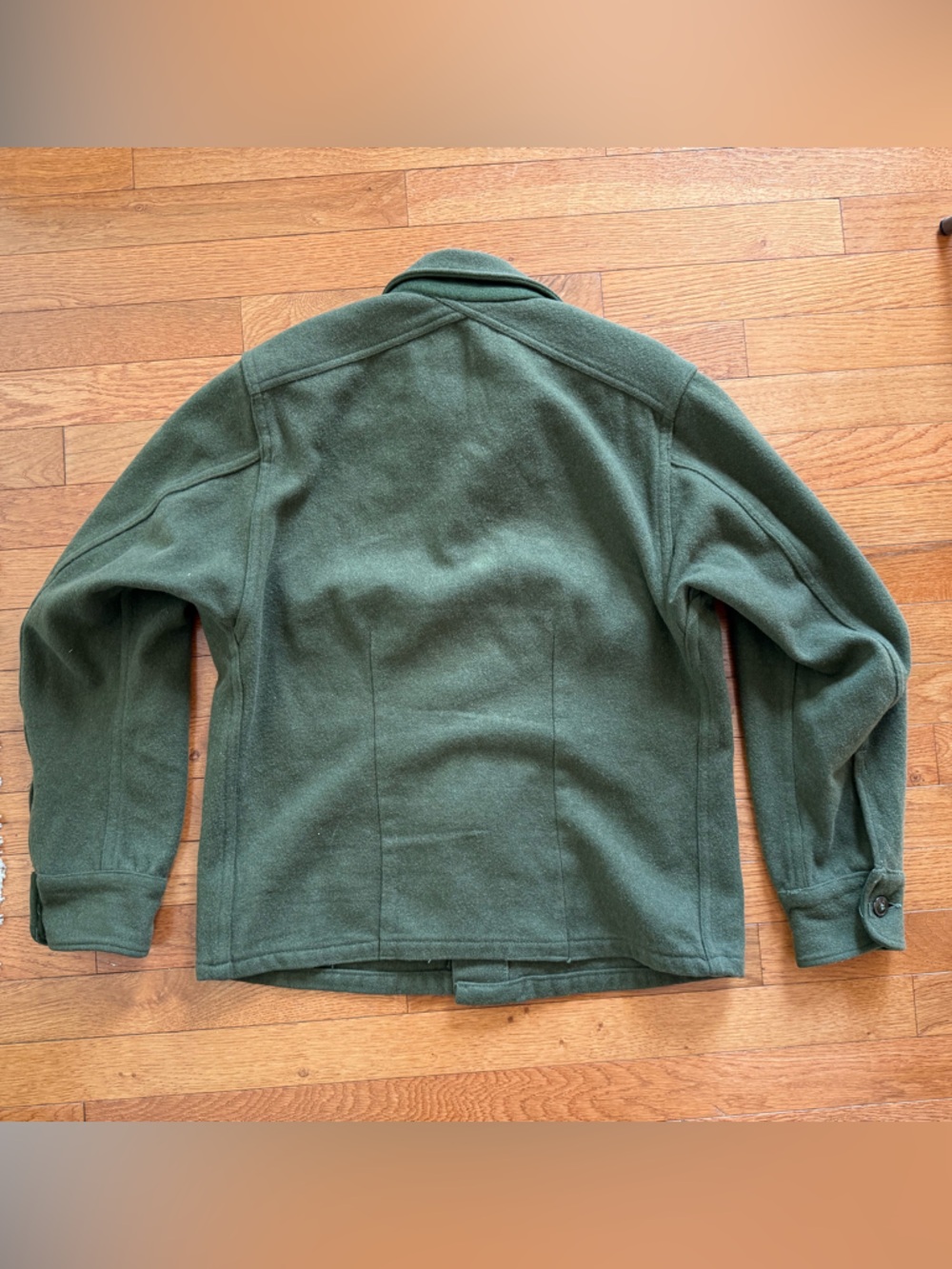 1950’s Green Wool CPO Field Shirt - Picture 2 of 5